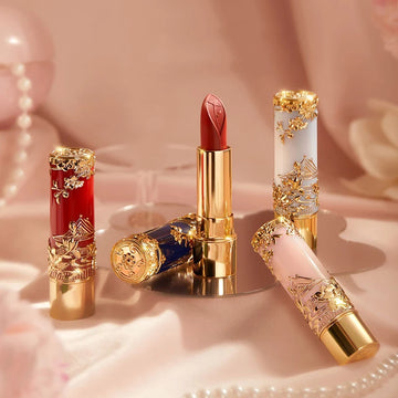 Korean Makeup Lipstick Moisturizing Velvet Matte Lip Stick Exquisite Relief Sculpture Original Creamy Lip Balm Vitamin E