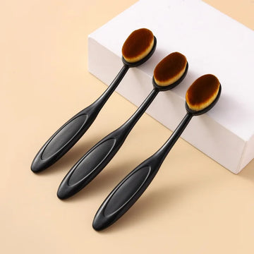 1/3PCS Large Foundation Brush Toothbrush Shape Makeup Make Up Tools Get Fast Even Application of Creams and Powders Cosmnetic