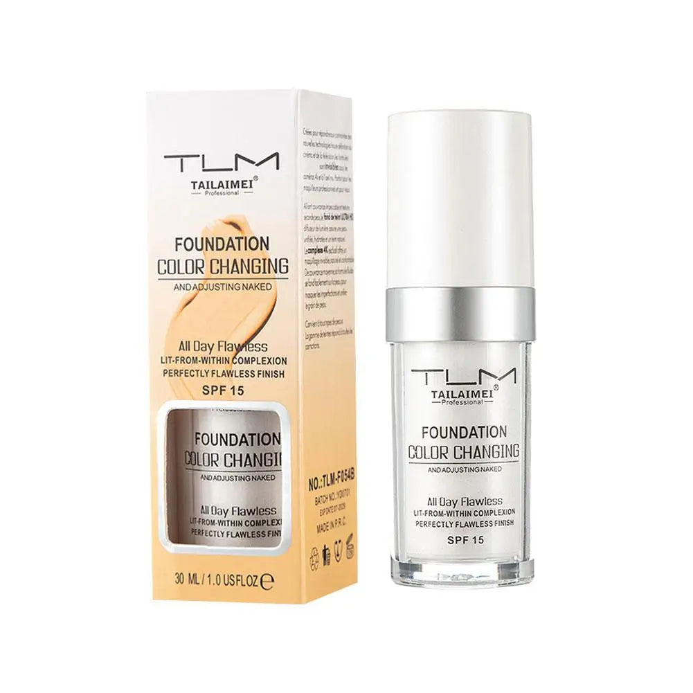 Women Foundation Magic Color Changing Foundation Liquid Soft Matte Long Lasting Hydrating Makeup Base makeup