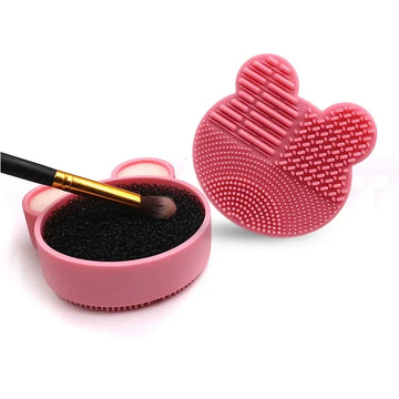 Makeup Brush Cleaner Multifunction Beauty Powder Remover Makeup Brush Dry And Wet Cleaning Silicone Sponge Tool