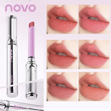 Non-Stick Cup Matte Lipstick, Waterproof & Long Lasting Effect Lip Makeup, Quick-Drying, Smudge-Proof, Non-Drying,Easy To Apply